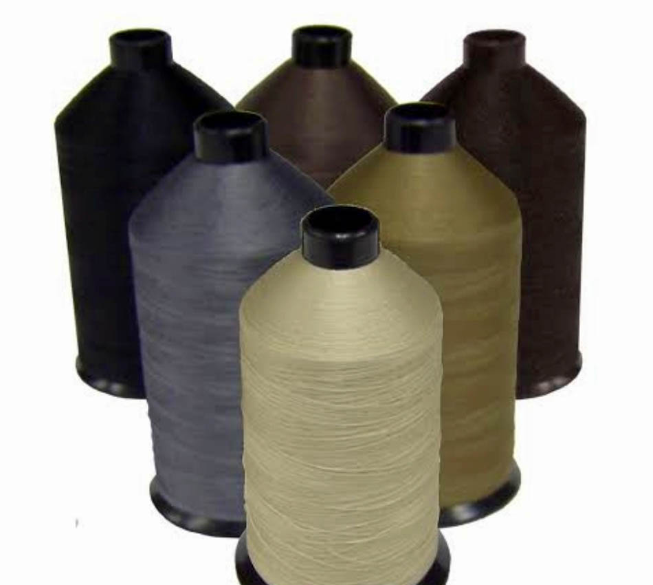 Thread using for sewing in upholstery